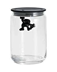 Alessi Gianni Storage Jar-90cl-Black